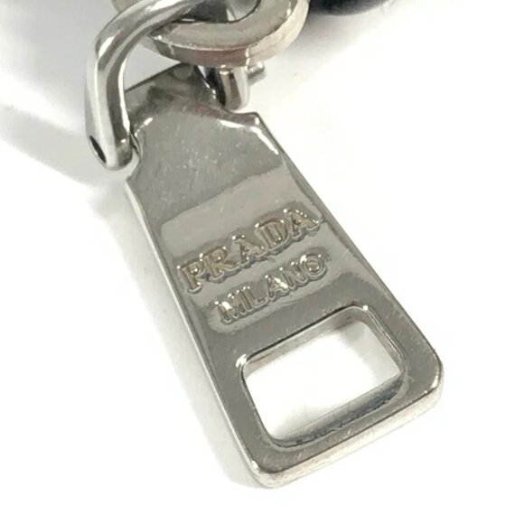 PRADA 2M1264 Skull skull Long wallet Zip Around Long Wallet Leather Black - Picture 7 of 12